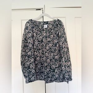 Cabi Evergreen Floral Blouse